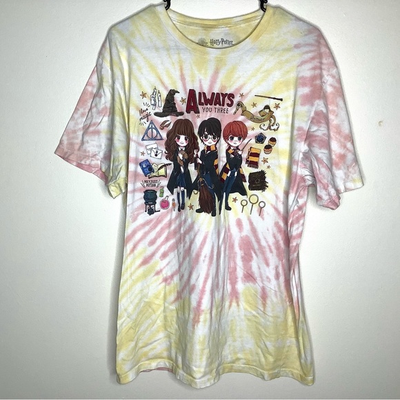 harry potter Tops - < Harry Potter Tie Dye Character Tee >